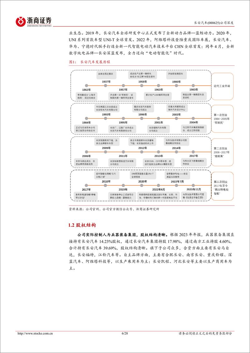 《长安汽车(000625)深度报告：强产品周期临近，华为经济型智驾首次赋能“深蓝S07”-240724-浙商证券-28页》 - 第6页预览图