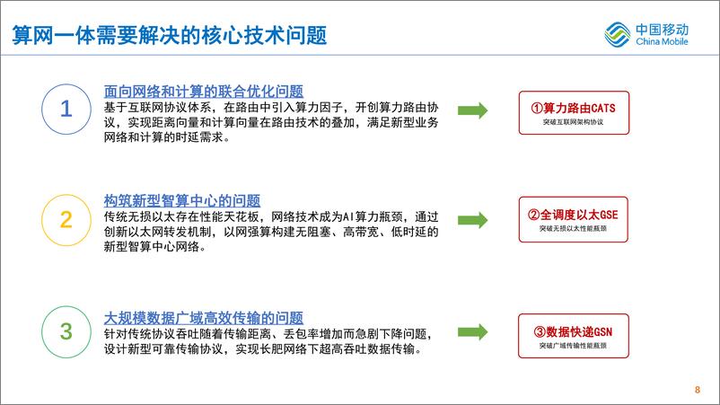 《中国移动：算网一体定义算力网络未来》 - 第8页预览图