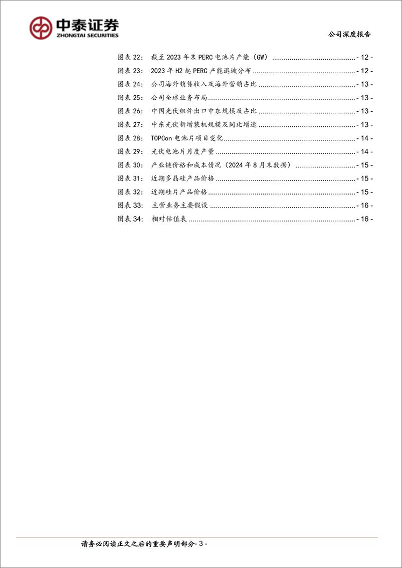 《钧达股份(002865)电池片龙头轻装上阵，中东落子再次起航-241010-中泰证券-20页》 - 第3页预览图