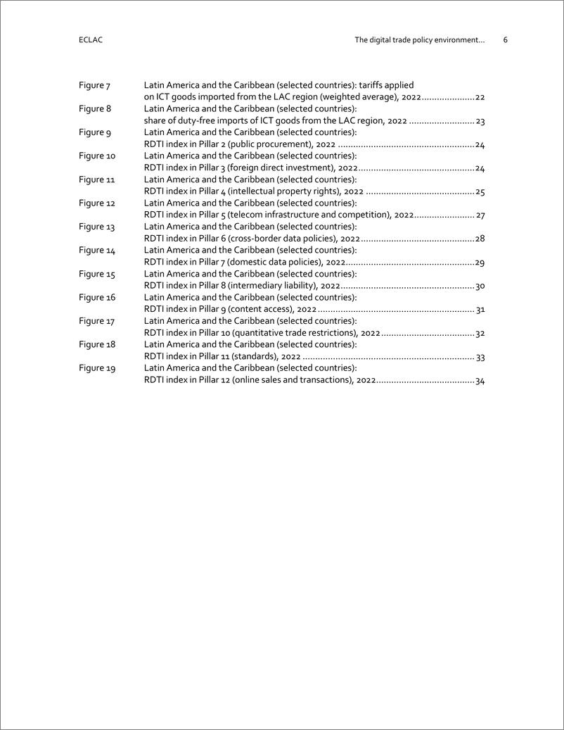 《拉丁美洲经济委员会-拉丁美洲和加勒比的数字贸易政策环境（英）-2024-44页》 - 第8页预览图