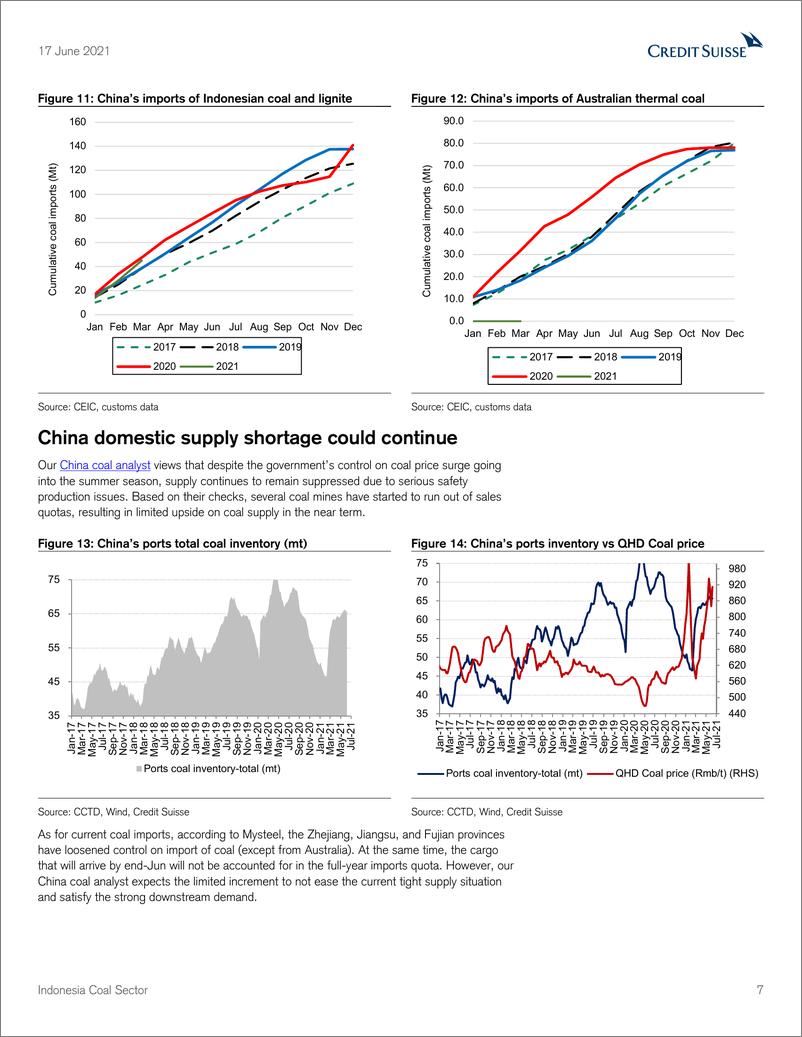 《瑞信-亚太地区煤炭行业-印尼煤炭业：煤炭价格上涨带来了更强劲的股息收益-2021.6.17-30页》 - 第8页预览图