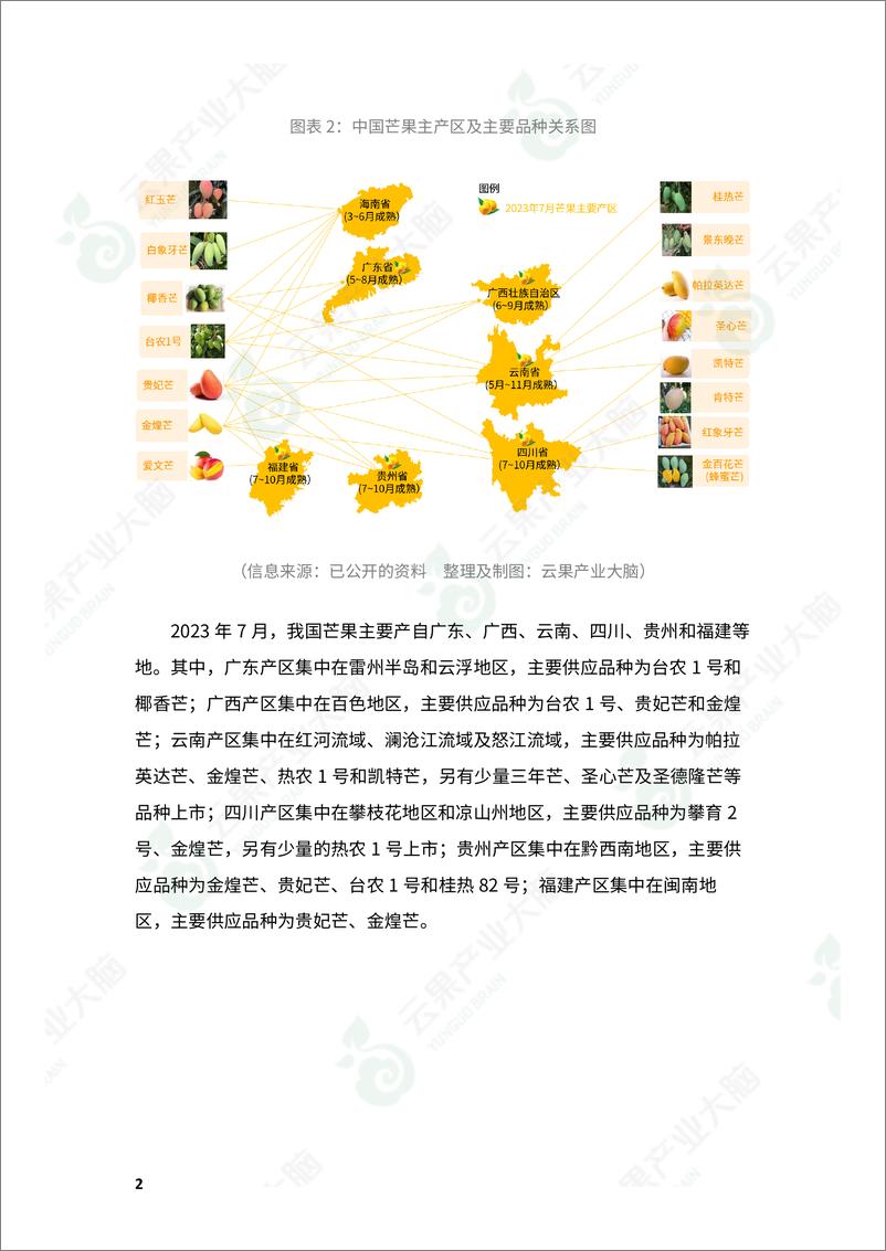 《云果-中国芒果市场动态监测（2023年7月）-19页》 - 第5页预览图