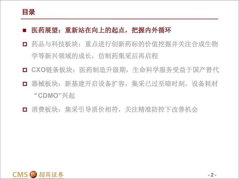 《生物医药行业2023年度投资策略：重新站在向上的起点，把握内外循环-20221117-招商证券-55页》 - 第3页预览图