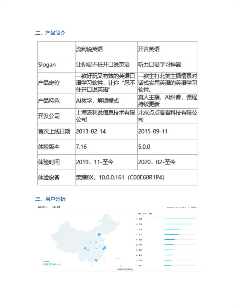 《流利说英语 VS 开言英语竞品分析：谁更胜一筹？》 - 第2页预览图