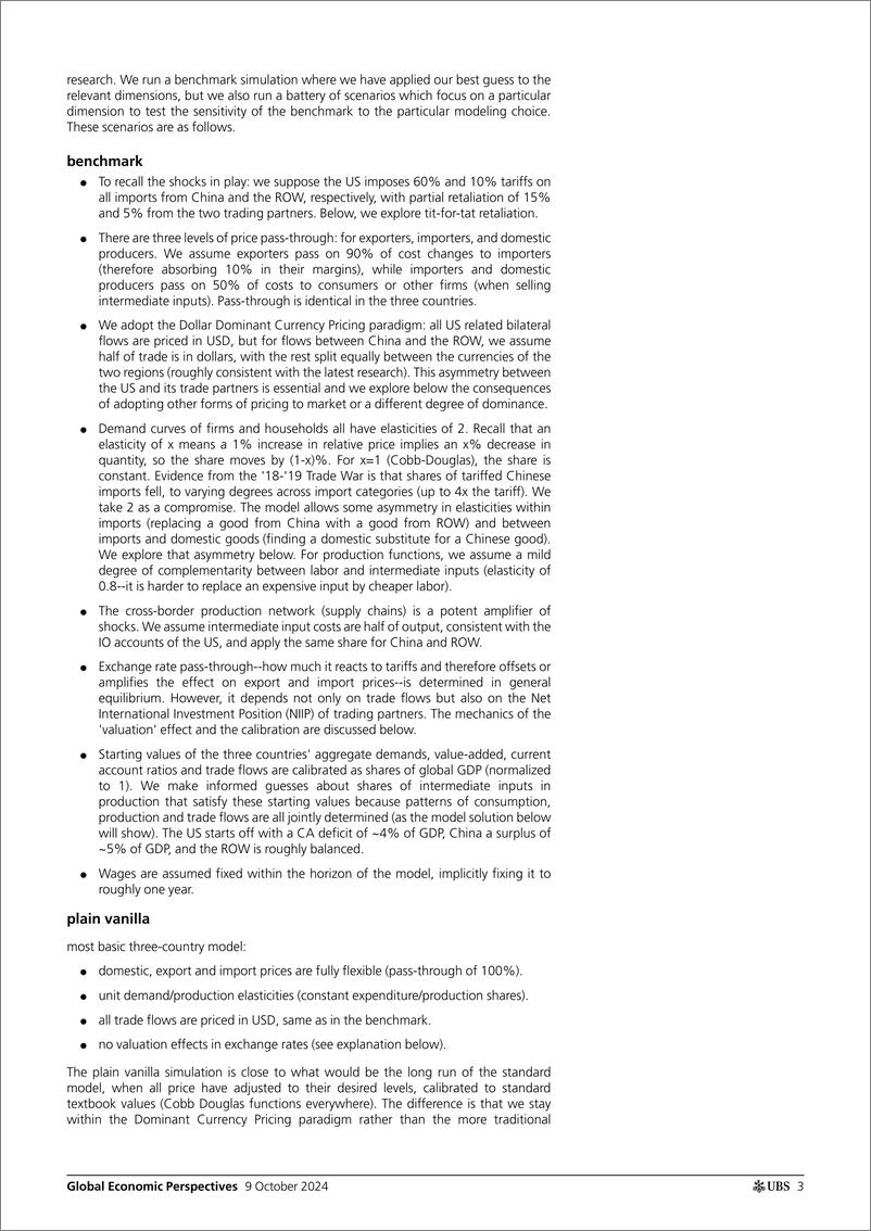 《UBS Economics-Global Economic Perspectives _Modeling global tariff escalat...-110715130》 - 第3页预览图