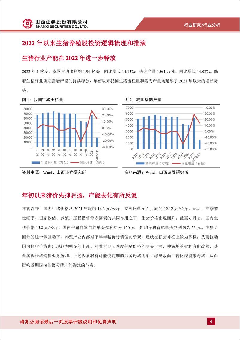 《畜禽养殖行业专题报告：2022年以来养殖股投资逻辑梳理和推演-20220616-山西证券-22页》 - 第5页预览图