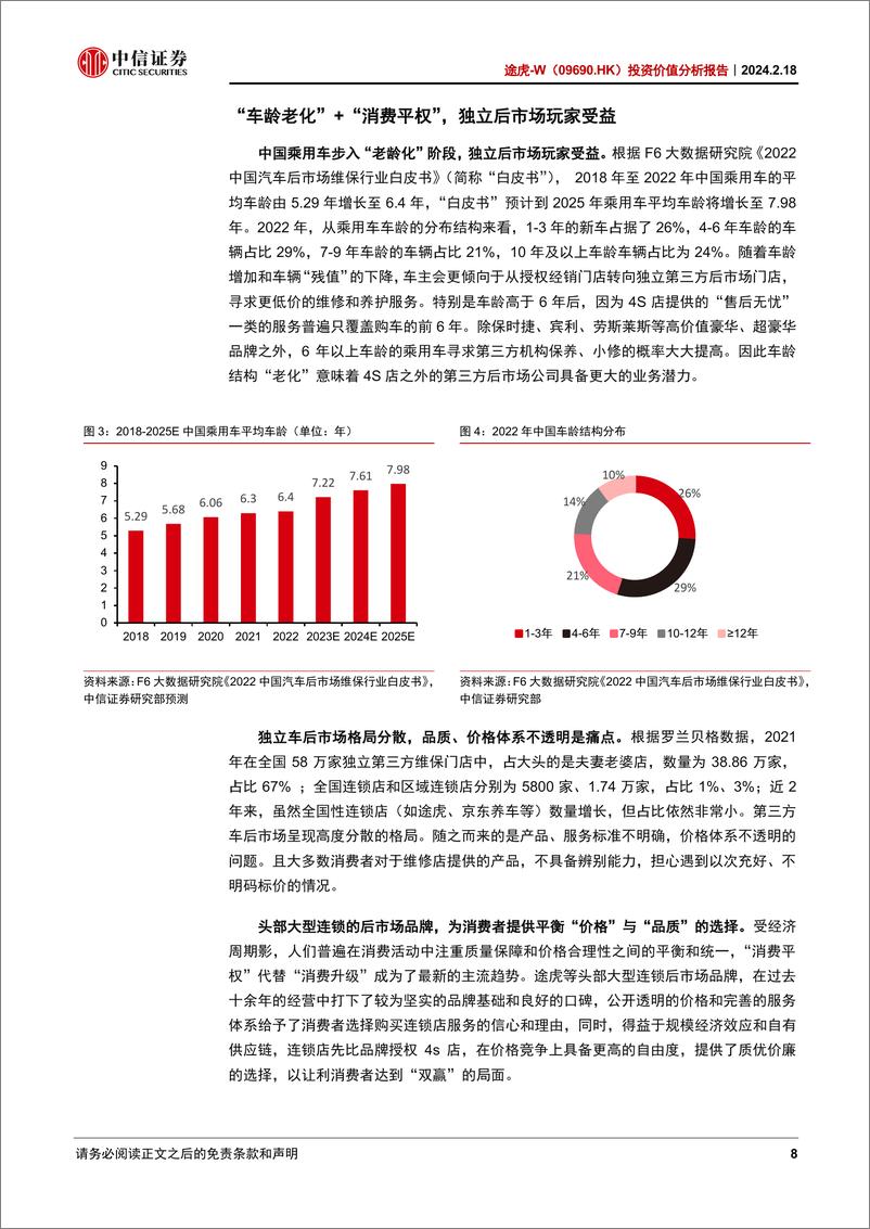 《途虎投资价值分析报告—“大而散”的后市场，进击的途虎》 - 第8页预览图