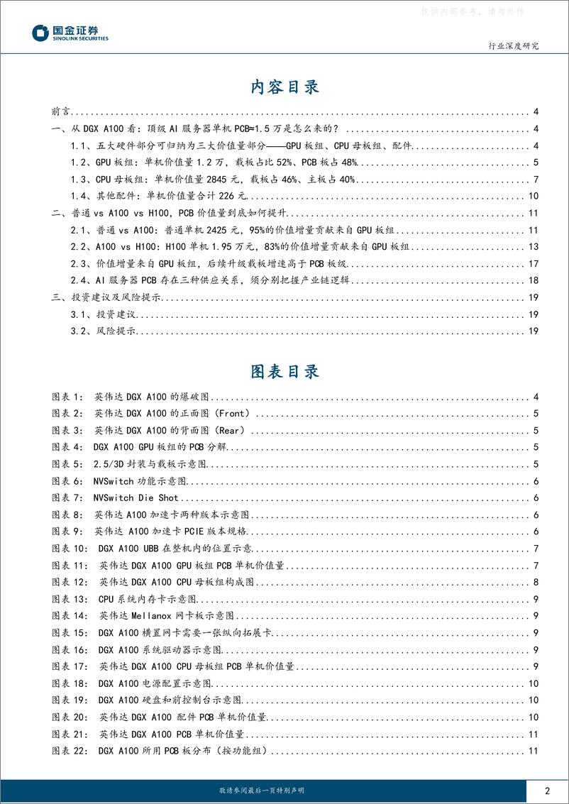 《国金证券-电子行业研究：AI服务器中到底需要多少PCB-230421》 - 第2页预览图