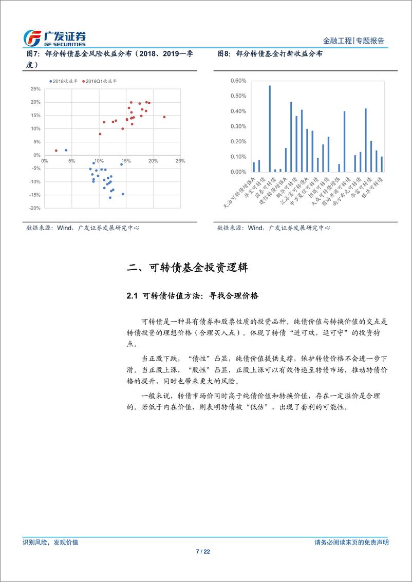 《基金产品专题研究系列之十一：风险收益平衡，可转债基金深度解析-20190420-广发证券-22页》 - 第8页预览图