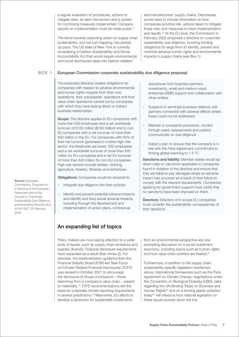 《世界经济论坛-供应链可持续性政策：现状（英）-2022.5-30页》 - 第8页预览图
