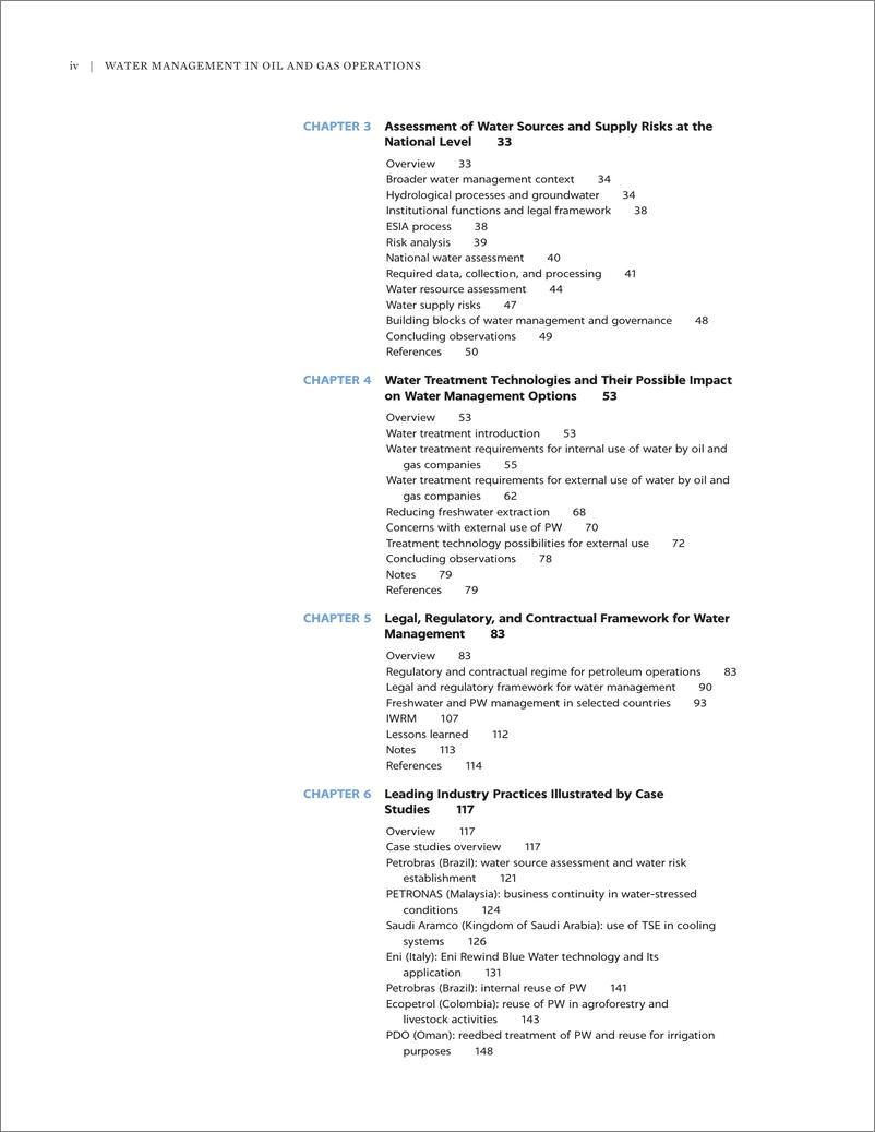 《世界银行-石油和天然气作业中的水管理：发展中国家的行业实践和政策指南（英）-2024.2-238页》 - 第6页预览图