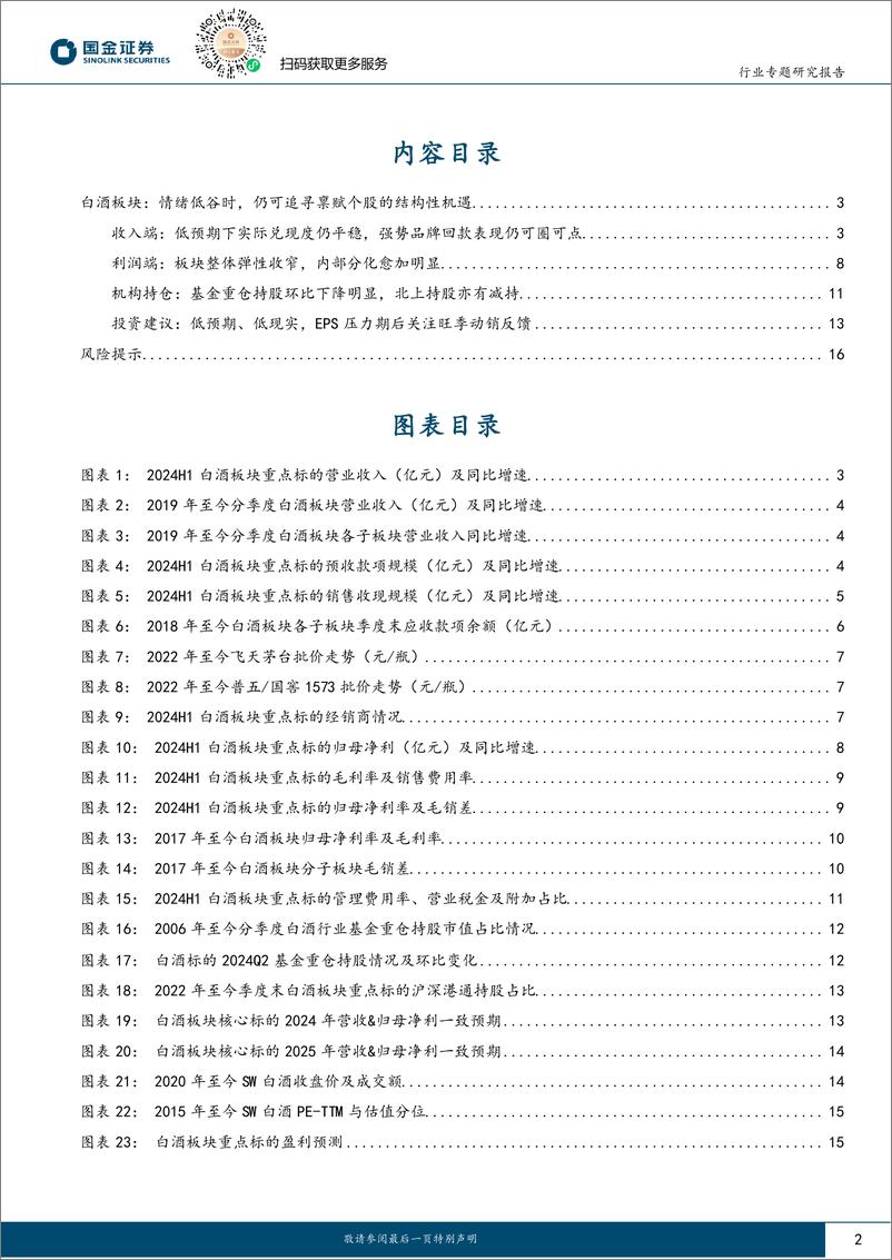 《白酒行业研究：龙头优势依旧显著，关注长期底部机会-240831-国金证券-18页》 - 第2页预览图