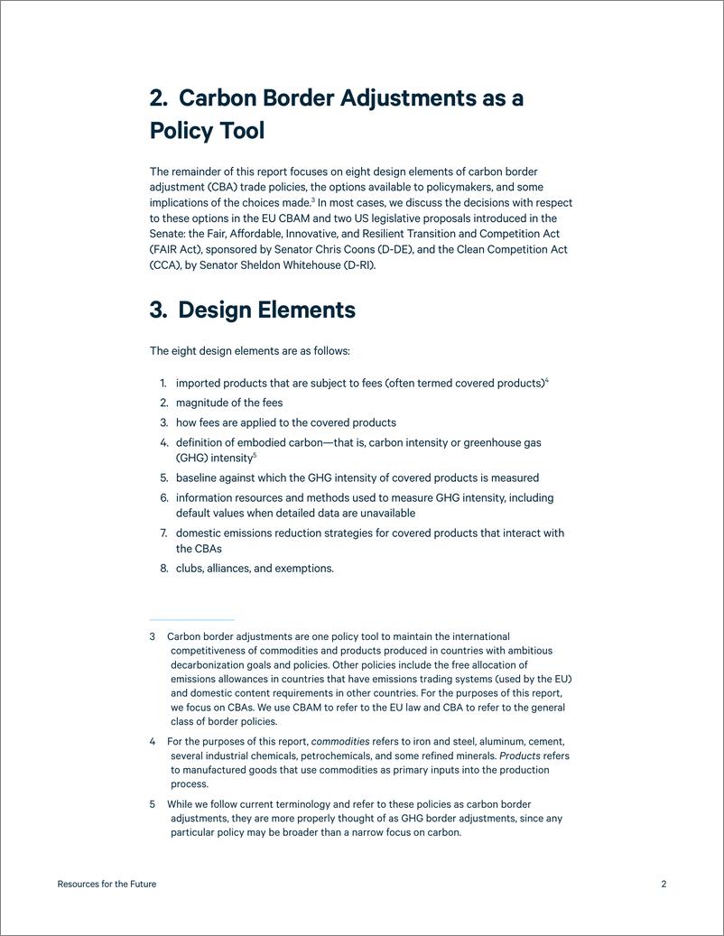 《2023碳边界调整：设计要素、选择和政策决定报告（英文版）-RESOURCES FUTURE》 - 第7页预览图
