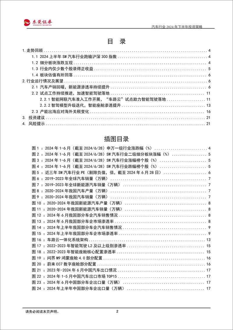 《东莞证券-汽车行业2024年下半年投资策略_智能化 出海化_双轮助力产业发展》 - 第2页预览图