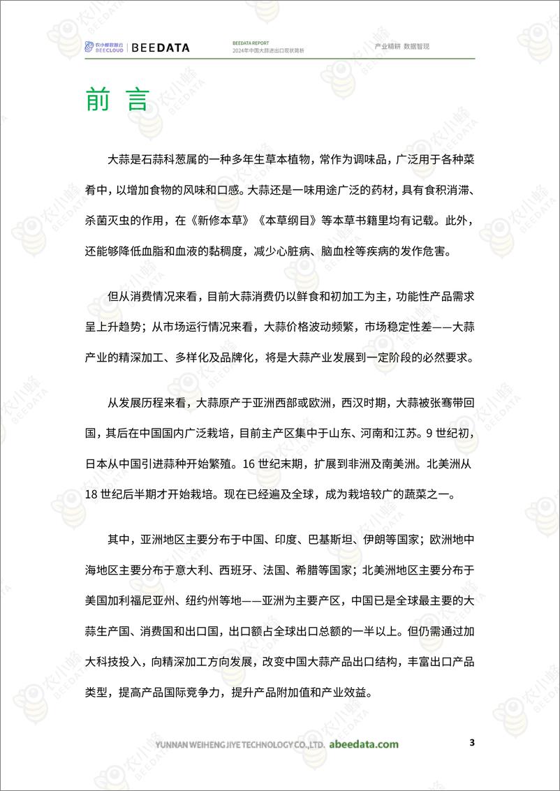 《农小蜂_2024年中国大蒜进出口现状简析》 - 第5页预览图