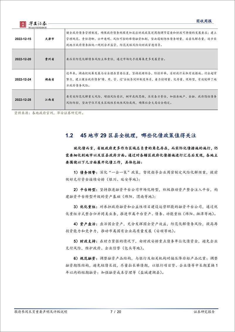 《信用周度思考：2023年，各地如何化债？-20230102-华安证券-20页》 - 第8页预览图