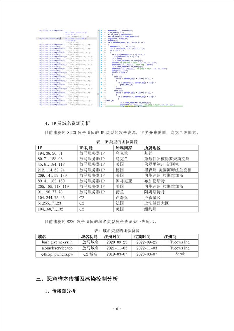 《关于“8220“黑客攻击团伙近期活跃情况的挖掘分析报告-19页》 - 第7页预览图