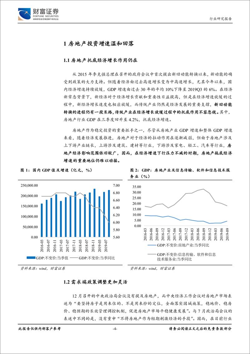 《房地产行业定期策略：开发与后周期机会并存-20191219-财富证券-25页》 - 第5页预览图