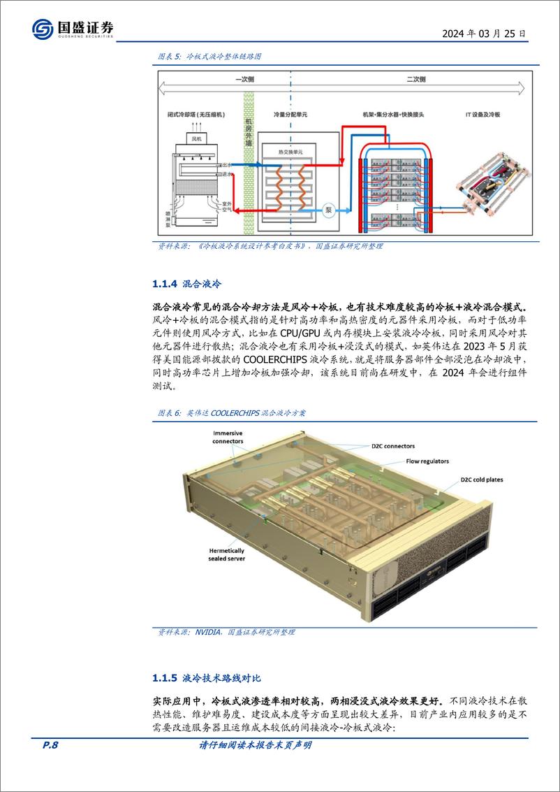 《国盛证券：AI算力下的液冷——从“可选”到“必选”之路》 - 第8页预览图