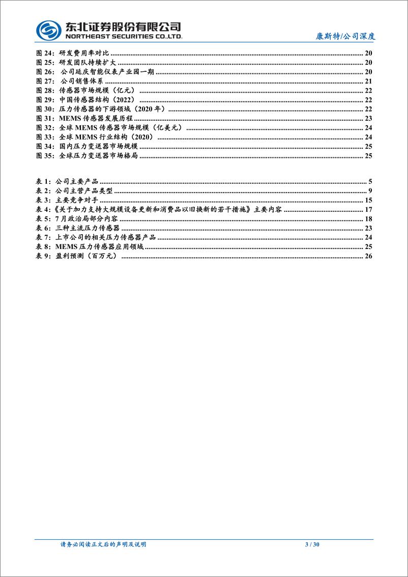 《康斯特(300445)深耕高端仪表仪器，全球化战略稳步推进-240805-东北证券-30页》 - 第3页预览图