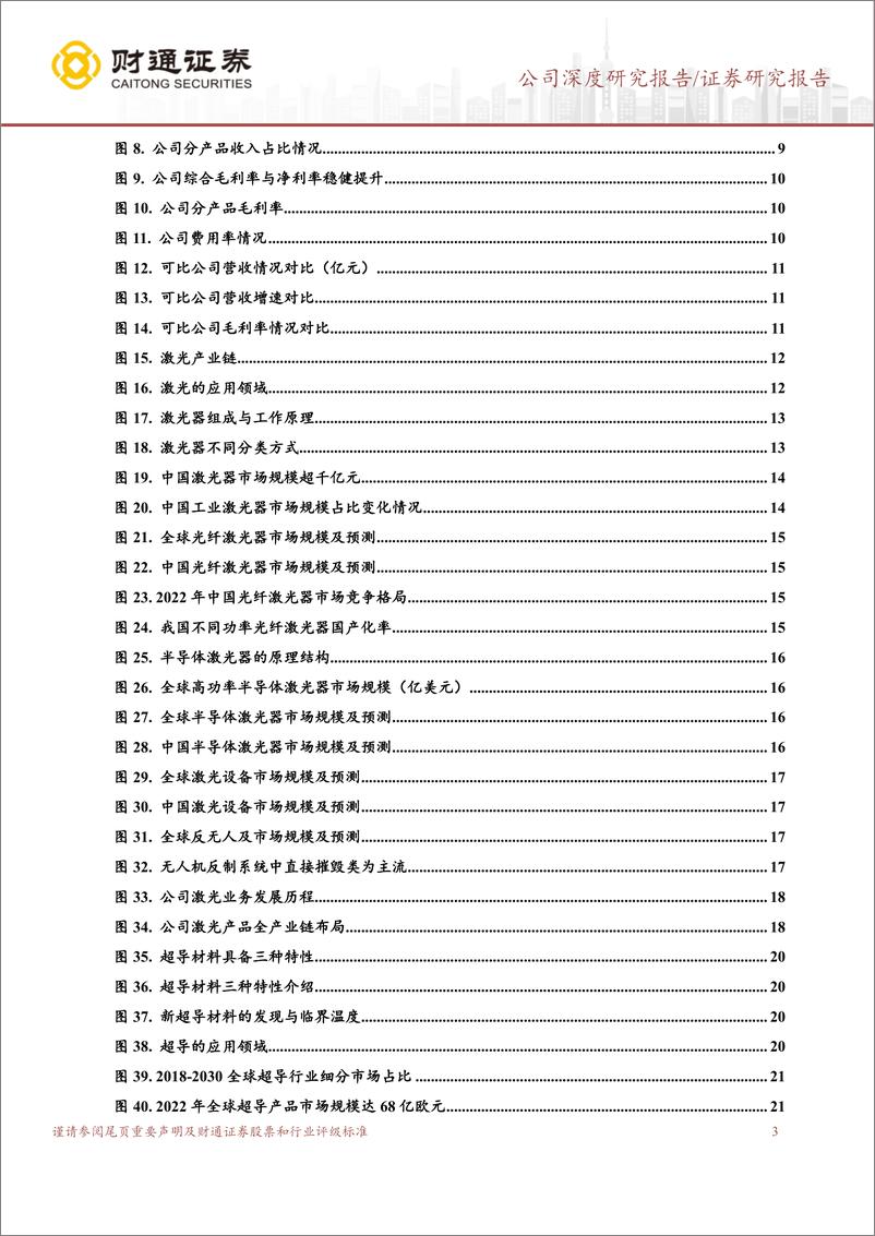 《财通证券-联创光电-600363-深耕光电推进战略转型，激光＋超导打开成长空间》 - 第3页预览图