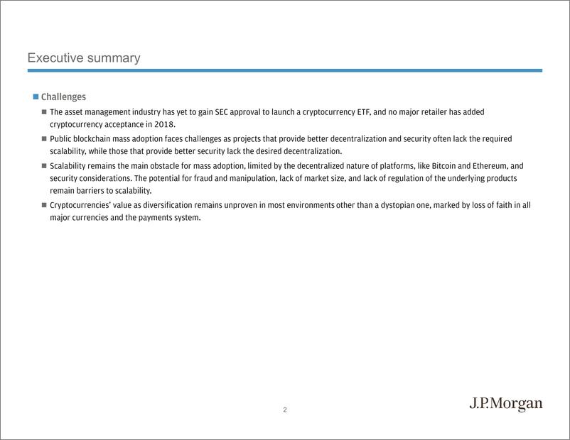 《J.P. 摩根-全球-科技行业-区块链和加密货币：应用、表现与挑战-2019.1-49页》 - 第4页预览图