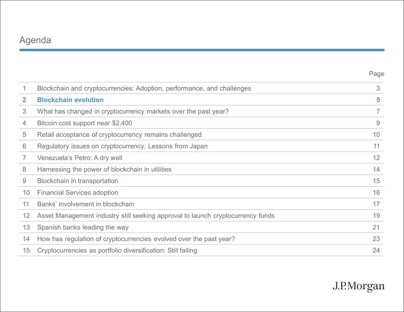 《J.P. 摩根-全球-科技行业-区块链和加密货币：应用、表现与挑战-2019.1-49页》 - 第8页预览图