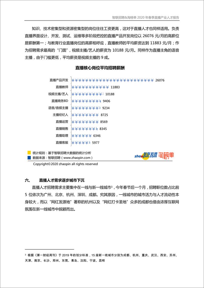 《智联招聘&淘榜单-2020年春季直播产业人才报告-2020.3-12页》 - 第8页预览图