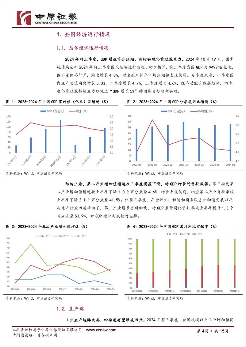 《河南研究：经济数据跟踪(2024年9月)-241025-中原证券-15页》 - 第4页预览图