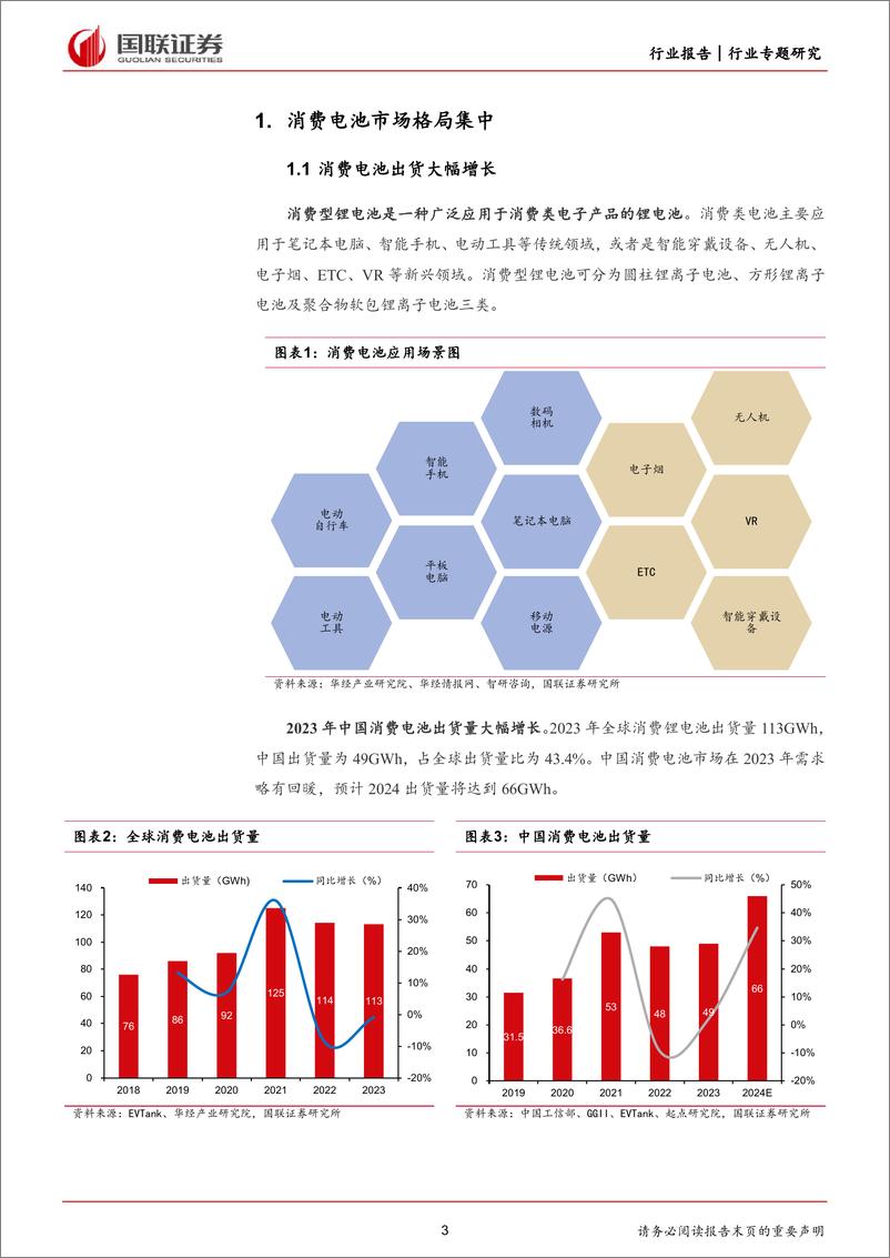 《电力设备行业专题研究：市场复苏叠加AI浪潮提振消费电池景气度-240627-国联证券-14页》 - 第3页预览图