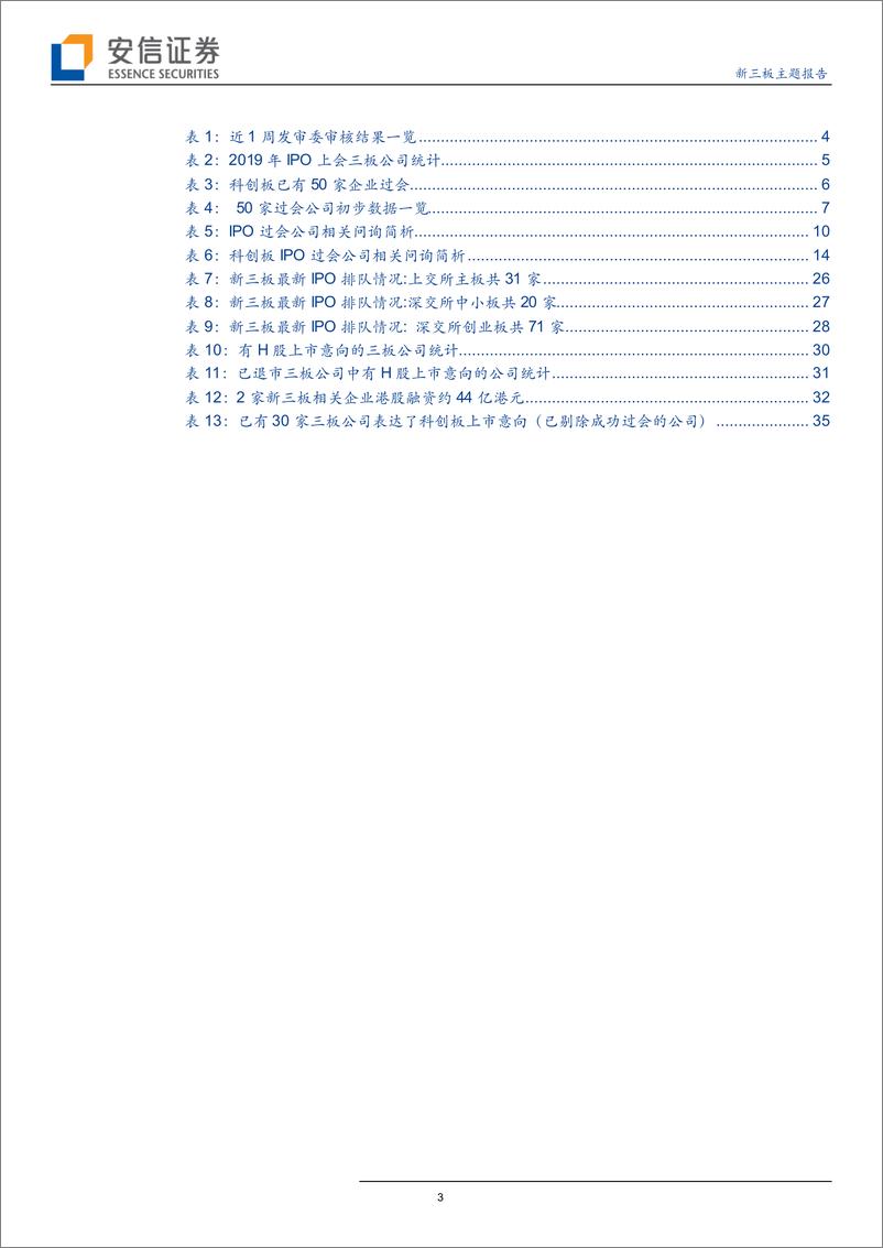 《新三板主题报告：上周8家企业上会并顺利过会，其中广电计量、迈得医疗为三板公司-20190917-安信证券-37页》 - 第4页预览图