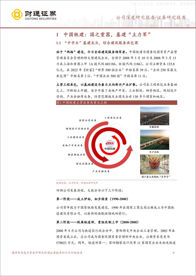 《财通证券-中国铁建(601186)新老基建齐头并进，经营质量稳步提升-230622》 - 第6页预览图