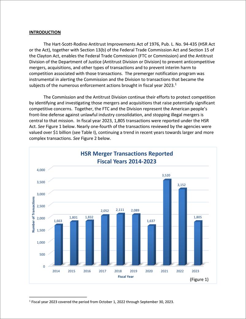 《美国反垄断执法部门发布2023财年经营者集中反垄断审查报告-54页》 - 第2页预览图