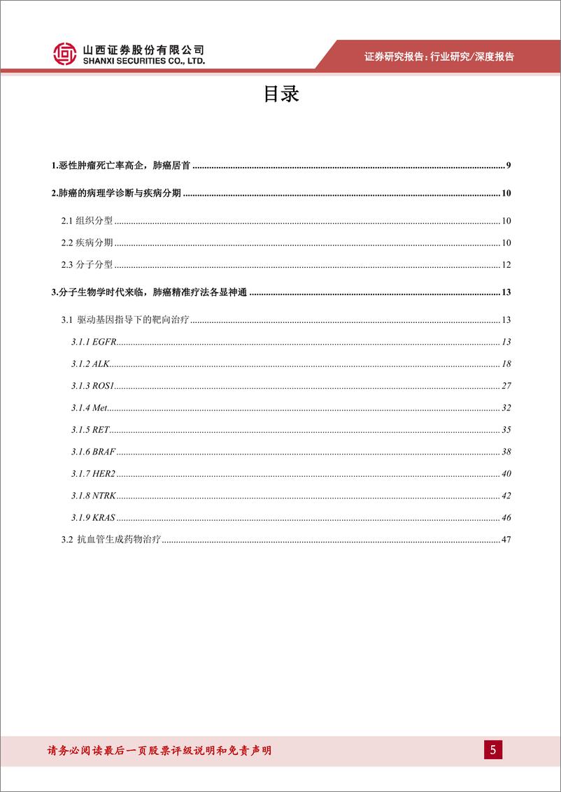 《医药生物行业创新药系列报告：肺癌专题报告之靶向治疗篇-20191129-山西证券-52页》 - 第6页预览图