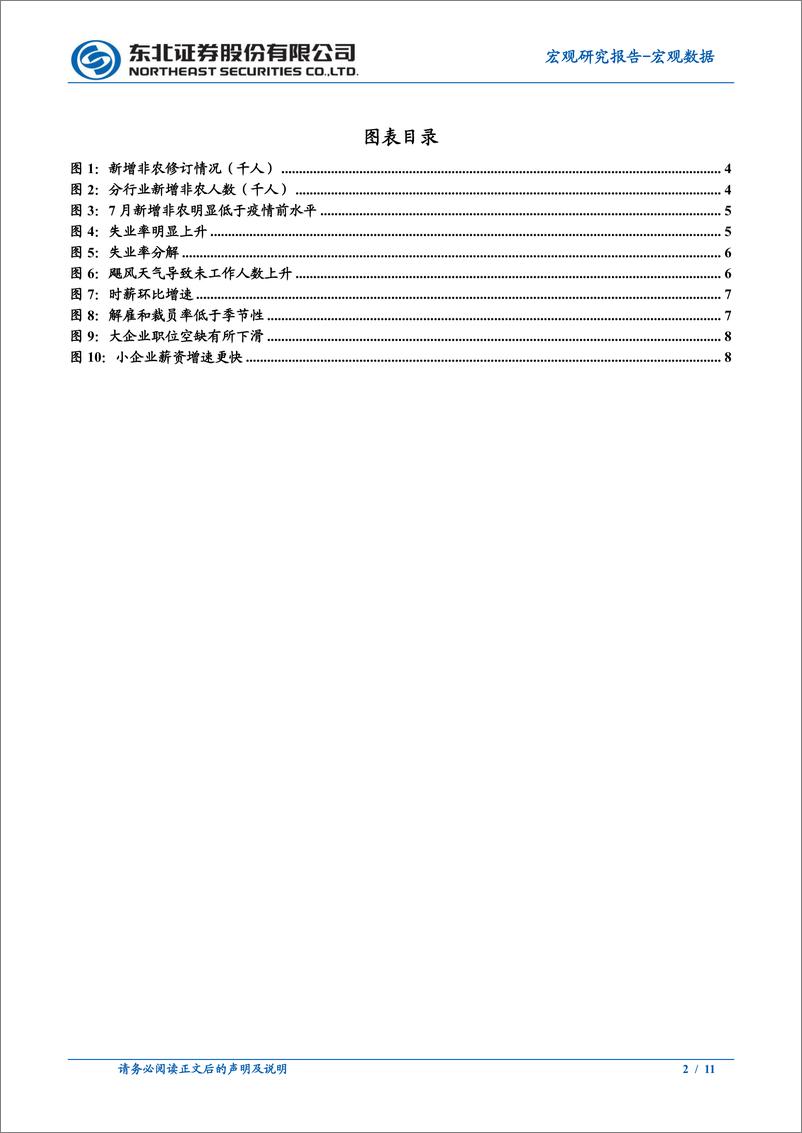 《7月非农数据点评：就业下降，失业率大幅上升-240804-东北证券-11页》 - 第2页预览图