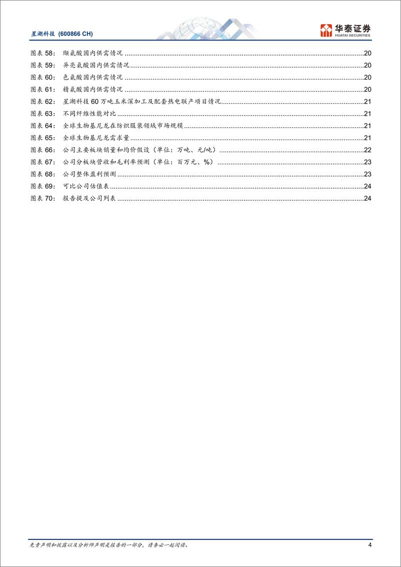 《星湖科技(600866)氨基酸供需共振，加码合成生物-240715-华泰证券-28页》 - 第4页预览图