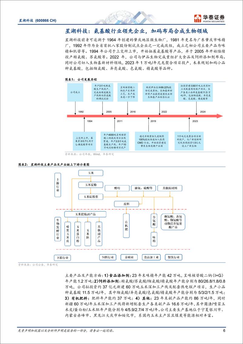 《星湖科技(600866)氨基酸供需共振，加码合成生物-240715-华泰证券-28页》 - 第6页预览图