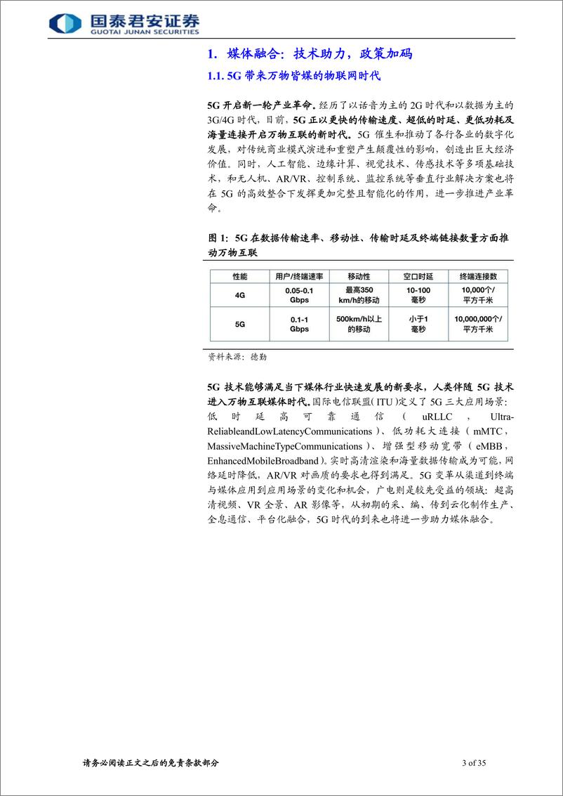 《融媒体行业更新报告：5G及融媒体带来国有媒体价值重估-20191119-国泰君安-35页》 - 第4页预览图