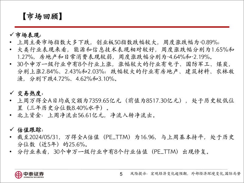 《信用业务：重视科技，关注“三中全会”下的“强改革”预期＋-240603-中泰证券-16页》 - 第5页预览图