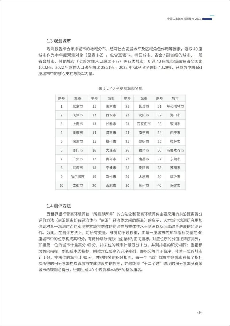 《人类活动大数据应用分中心：中国人本城市观测报告2023》 - 第7页预览图