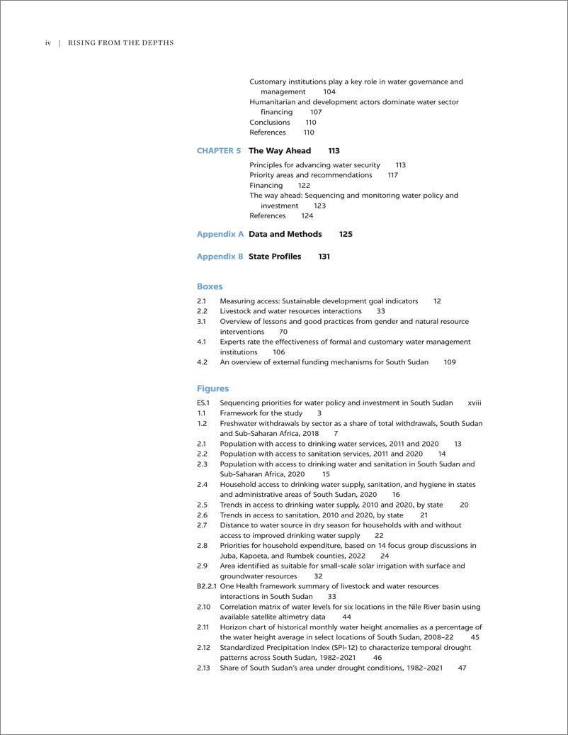 《世界银行-从深处崛起：南苏丹的水安全与脆弱（英）-2023-173页》 - 第7页预览图