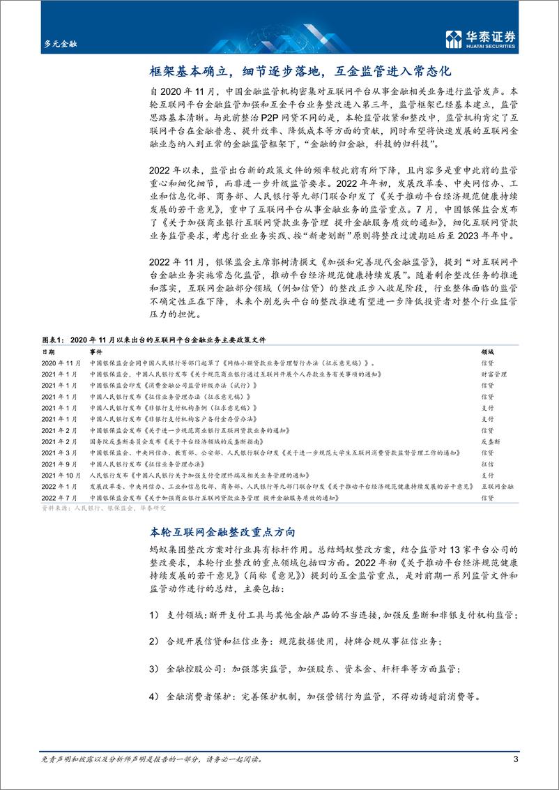 《多元金融行业：互联网金融监管渐入常态化阶段-20221207-华泰证券-27页(1)》 - 第4页预览图