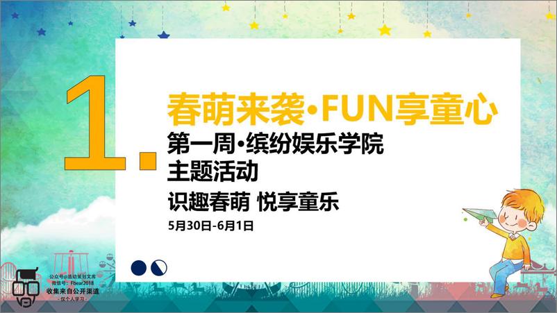 《7210.2020“春萌来袭·FIN享童心”亲子学院趣味活动活动策划方案【地产营销】【儿童节】【活动策划】》 - 第5页预览图