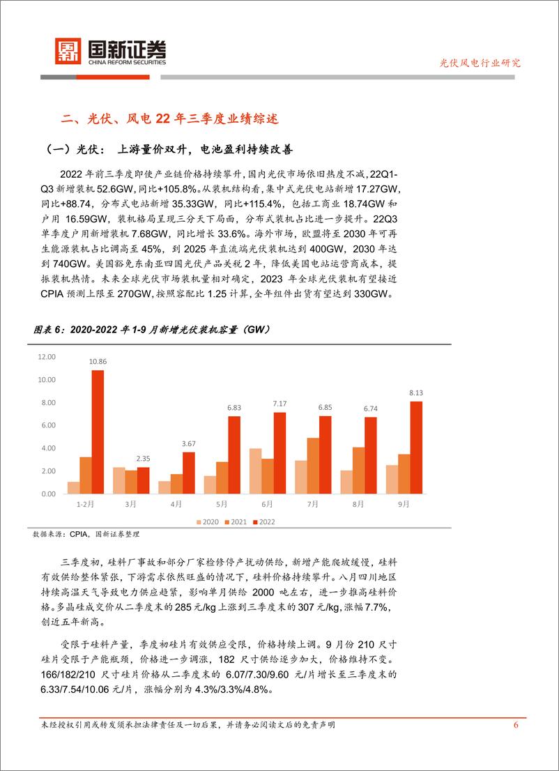 《2022年三季度光伏风电行业业绩综述-20221111-国新证券-18页》 - 第7页预览图