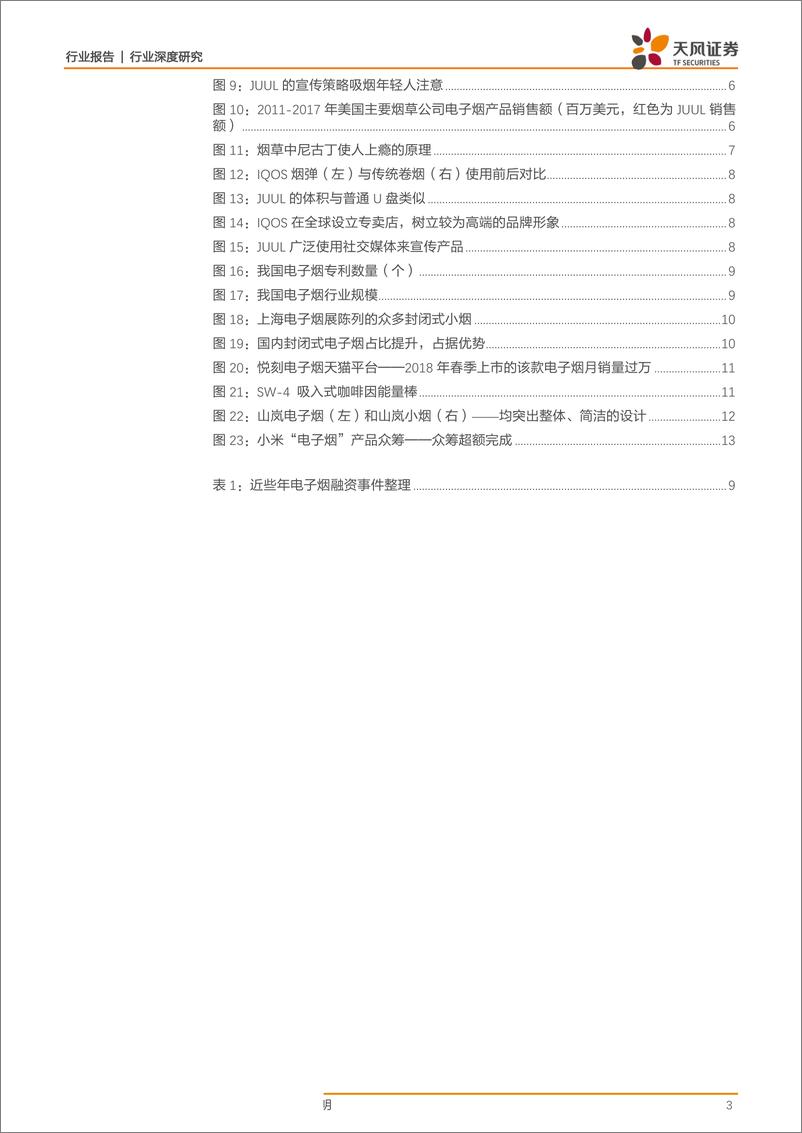 《新型烟草行业深度研究系列之五：众资本火速进军新型烟草，谁是中国版IQOS和JUUL？-20190127-天风证券-18页》 - 第4页预览图