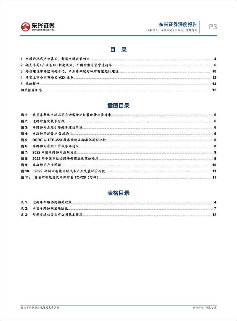 《东兴证券-智慧交通系列报告之一：计算机行业：车路协同久久为功，蓄势待发》 - 第3页预览图