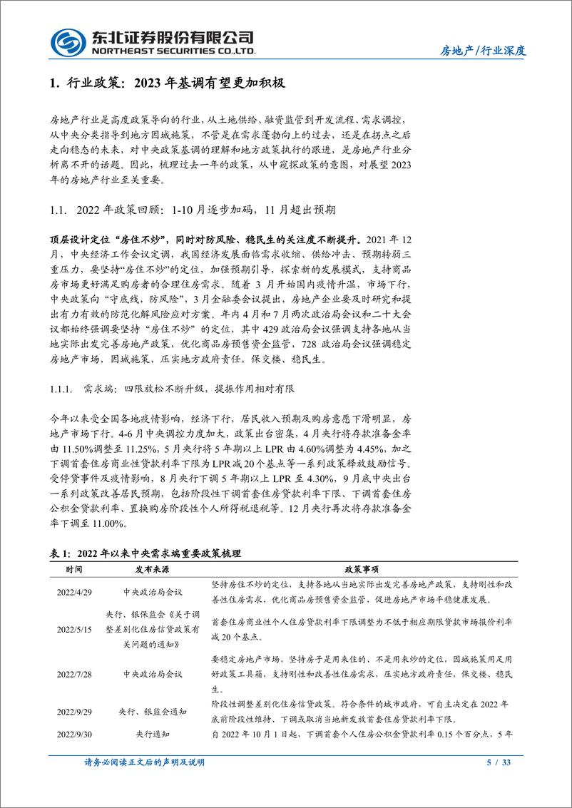 《房地产行业2023年投资策略：心有所向，身必随往-20230103-东北证券-33页》 - 第6页预览图