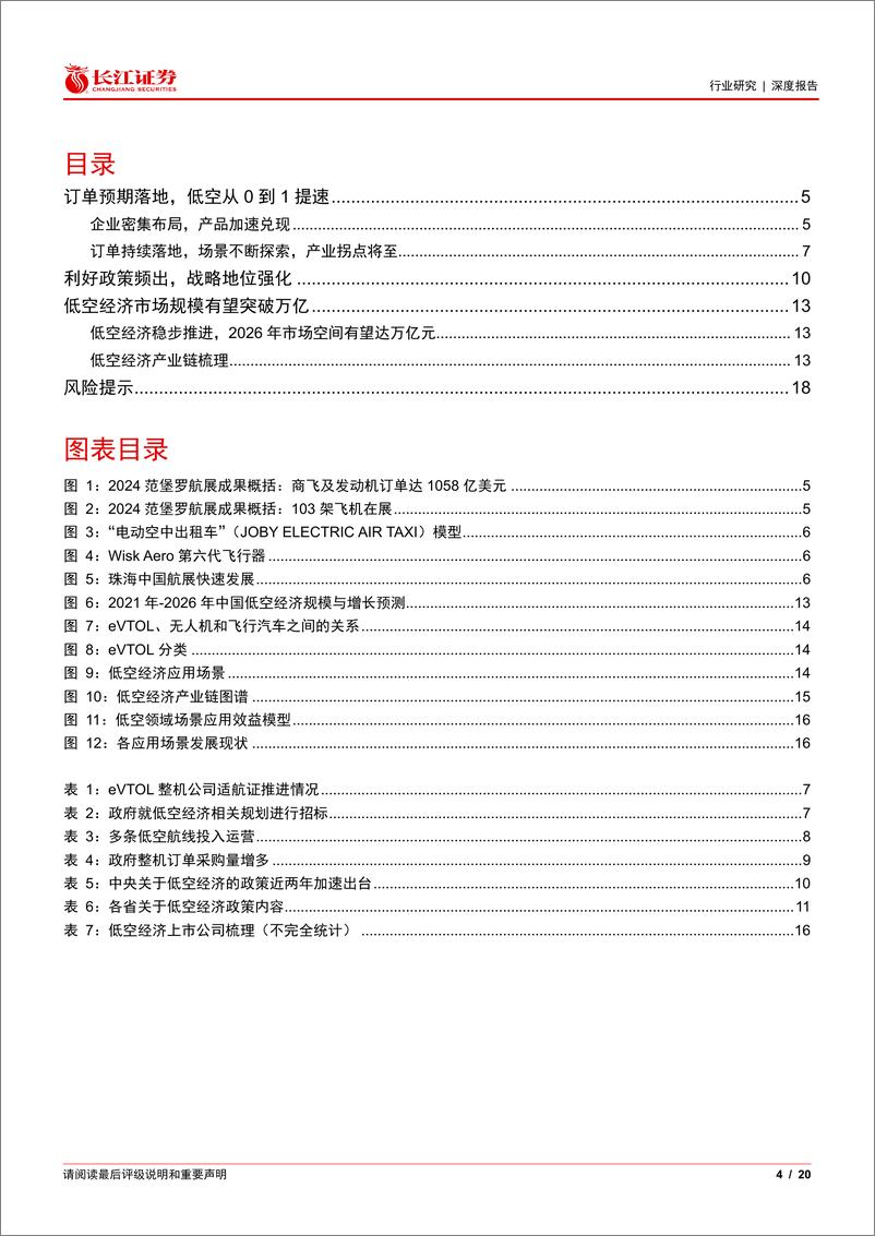 《汽车与汽车零部件行业：政策与产业双催化，低空经济0到1加速-241111-长江证券-20呀》 - 第4页预览图