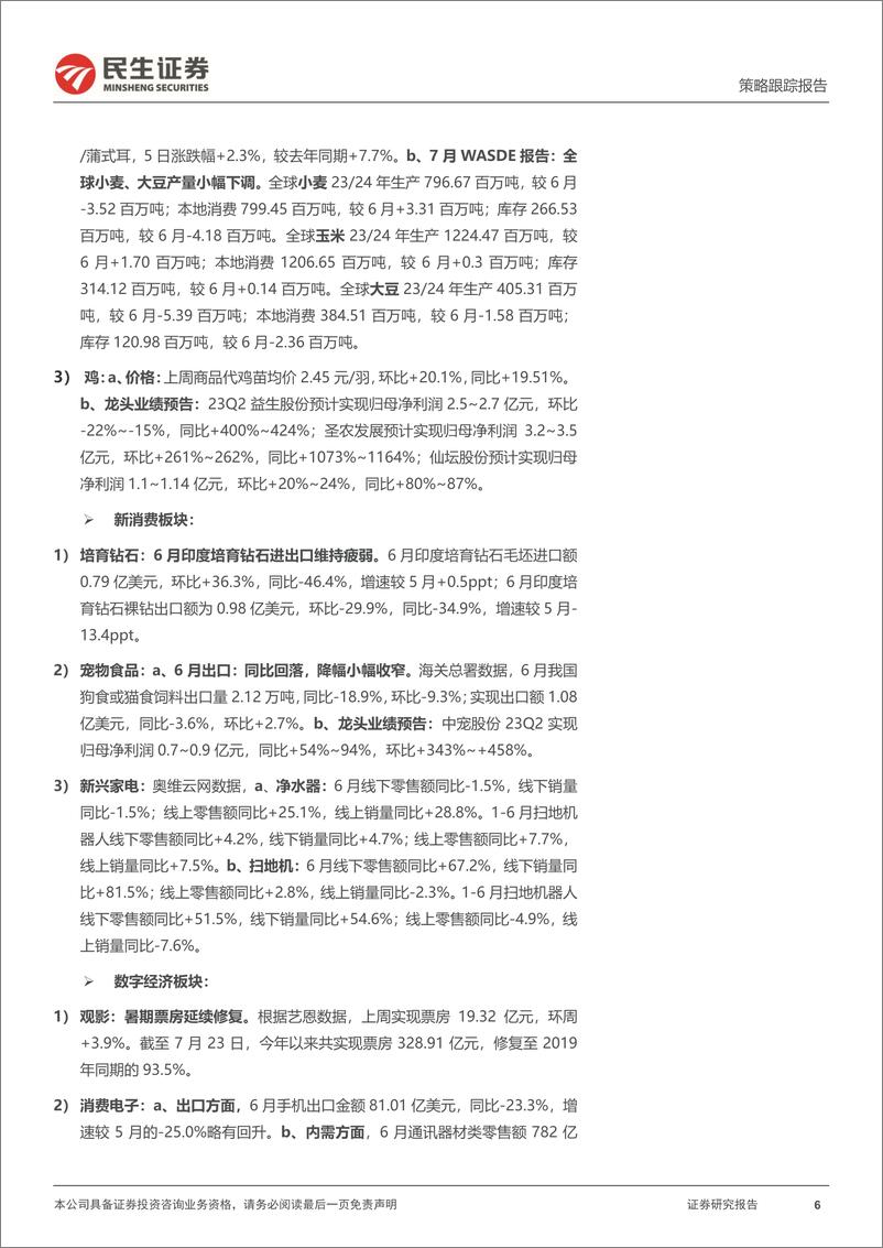 《行业信息跟踪：汽车去库显著，光伏装机延续高增-20230725-民生证券-30页》 - 第7页预览图