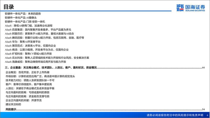 《国海证券：人工智能系列深度报告-计算机视觉行业框架-AI之眼-初启商业飞轮》 - 第6页预览图